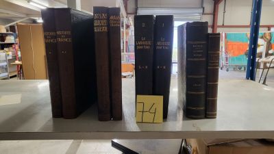 8 livres : Histoire de France, Atlas, Larousse, La France il…