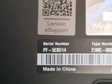 a close up of a computer with a qr code on it