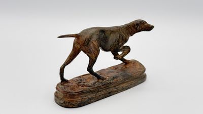 Pierre CHENET (XXIe siècle) Chien à l'arrêt