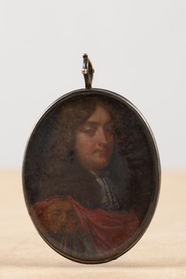 École anglaise vers 1660. Portrait d'homme en armure de troi…