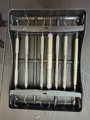 a bunch of tools that are in a case
