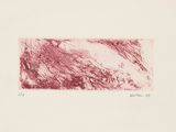 an image of a red and white drawing on a white paper