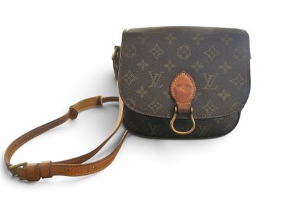 Sac à bandoulière Louis Vuitton en toile Monogram et cuir