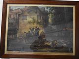 a picture of a painting hanging on the wall