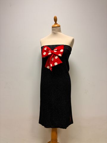 CASTELBAJAC - Robe bustier fait main, 100% laine.  Taille L 
