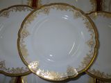 a lot of plates that are stacked on top of each other