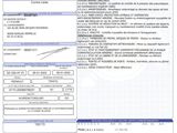 a paper with a picture of a car registration form on it