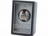 a picture of a watch in a display case