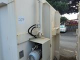 un récipient blanc contenant du propane