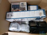 a box with a bunch of items inside of it