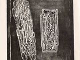 une image représentant un dessin en noir et blanc d'une œuvre d'art