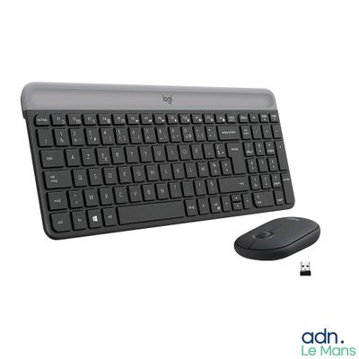 keyboard and mouse on a white surface with a black background