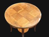 an image of a round table on a black background