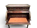 an image of a desk with drawers and a drawer underneath it