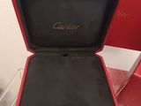 cartier 18k yellow gold diamond watch with box and papers