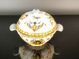 an image of a decorative bowl on a black table