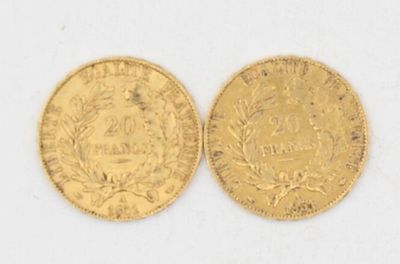 Pièces de 20 Francs Or 1851 A — Collection Numismatique - Photo 1