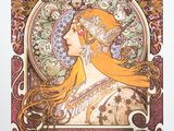 une image d'une peinture représentant une femme aux cheveux longs