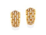 an image of a pair of gold and diamond earrings