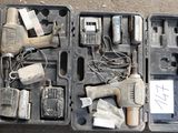 a lot of tools in a case on the ground