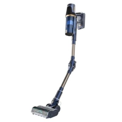 a close up of a vacuum cleaner on a white background