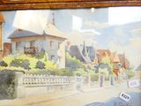 a picture of a painting on the wall of a house