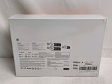 the back of a white box with a black label on it