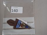 a small piece of chocolate in a bag on a table