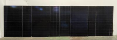 an image of a black room divider in a room