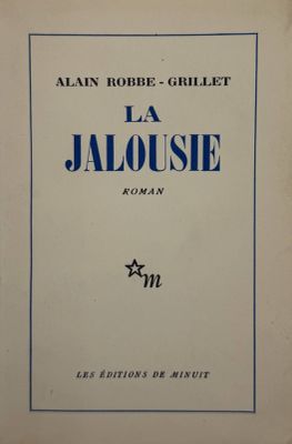 the cover of the book la jalouse by alain robbe - grillet