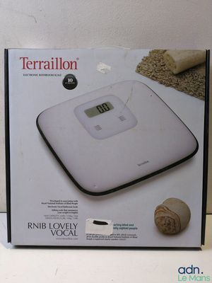 a box with a digital scale on it sitting on a table