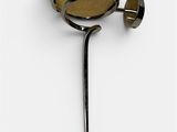 a wall mounted light that is attached to the wall