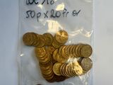 un sac rempli de pièces d'or sur lequel est inscrit un message