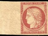 a stamp with an image of a woman wearing a headdress