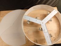 Plafonnier rond en tissu LQWELL (photo 3)