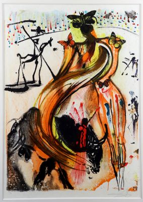 DALI Salvador (1904-1989), Tauromachie, Lithographie sur pap…