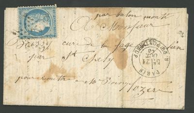 France : Ballon monté Le Garibaldi vers la Lozère le 21/10/1…