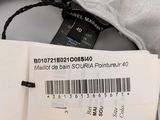 a label on the back of a bag that has a barcode on it