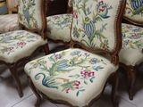 four chairs with floral upholstered upholstered upholstered upholstered upholstered upholstered upholstered upholstered