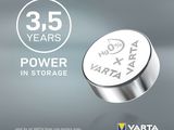 a close up of a battery on a gray background with the words, 35 years power in storage