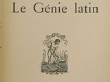 an old book with a picture of a man on it