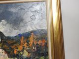 a picture of a painting hanging on a wall