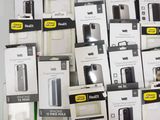 many boxes of electronic devices sitting on a table