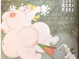 une image représentant un livre sur lequel figurent un cochon et un chat