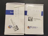 a white box with a qr code and a qr code on it