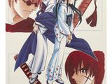 an image of a group of anime characters standing next to each other