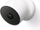 an image of a white camera mounted on a white wall