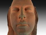 une image représentant une sculpture du visage d'un homme