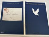 un livre ouvert sur lequel figure l'image d'une colombe