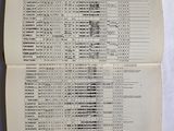 a close up of a sheet of paper with a bunch of numbers on it
